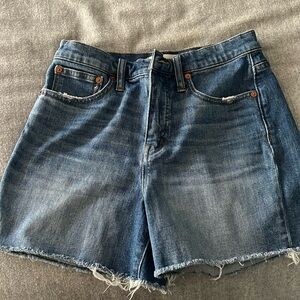 Madewell High Rise Denim Shorts